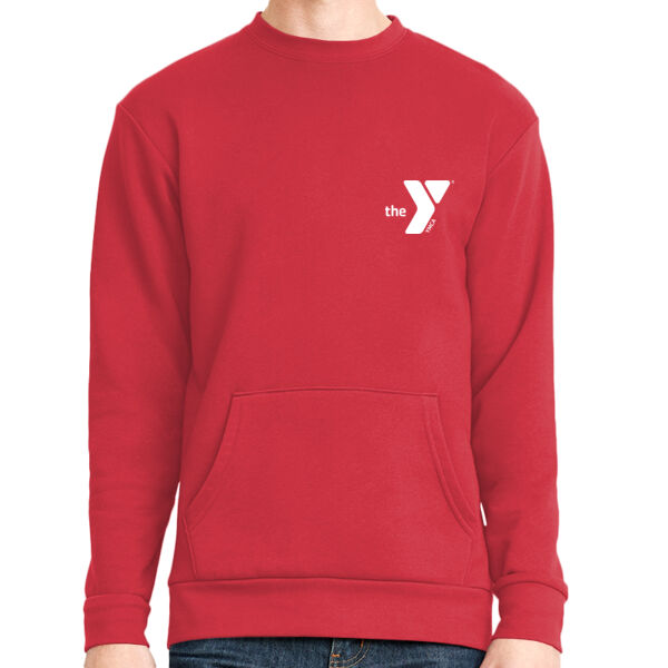 YMCA - Unisex Long Sleeve Crew with Pocket Thumbnail